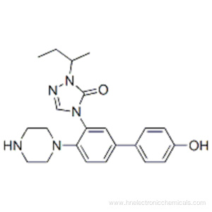 3H-1,2,4-Triazol-3-one,2,4-dihydro-4-[4-[4-(4-hydroxyphenyl)-1-piperazinyl]phenyl]-2-(2-methylpropyl)- CAS 89848-21-5 